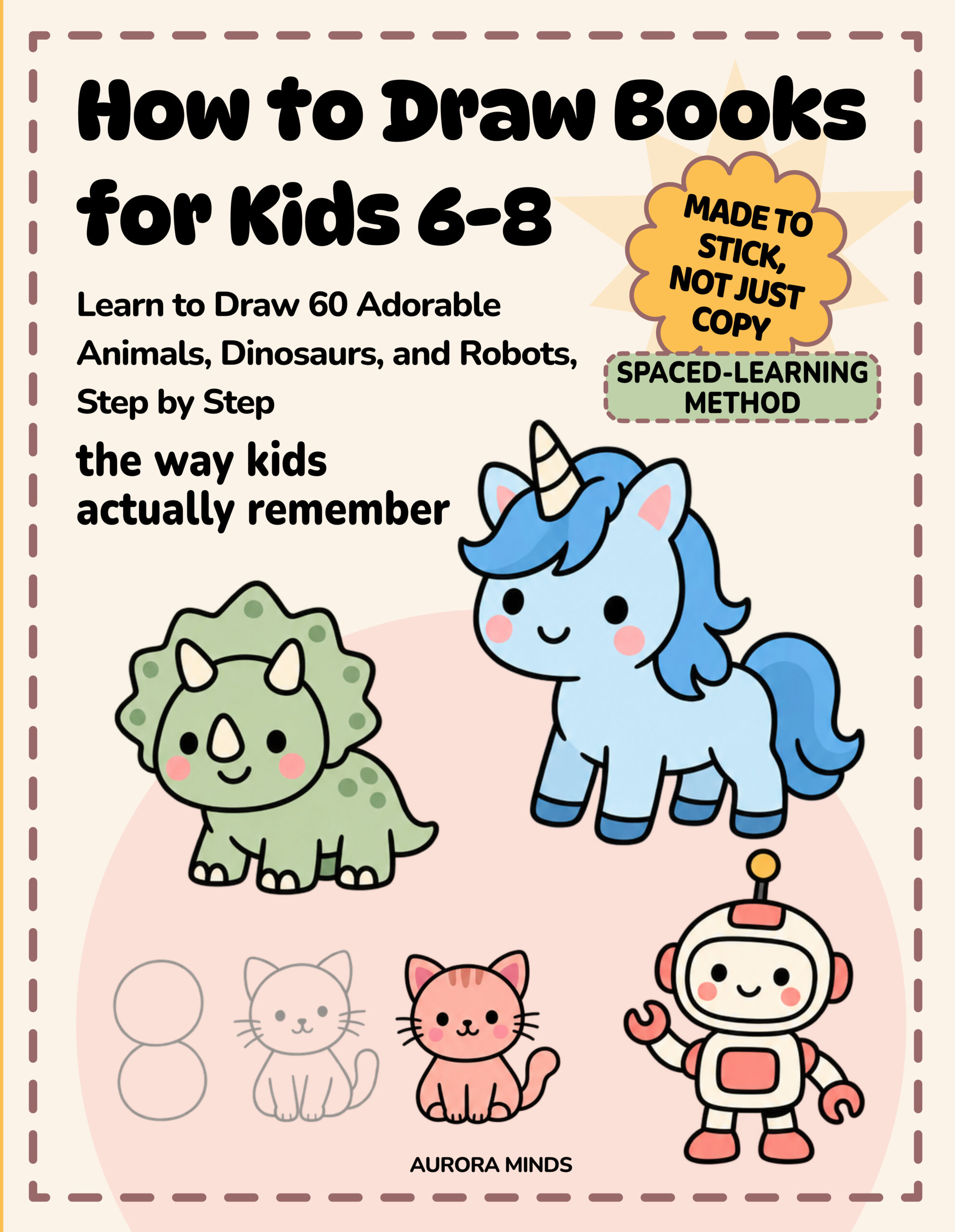 How to Draw Books for Kids 6-8