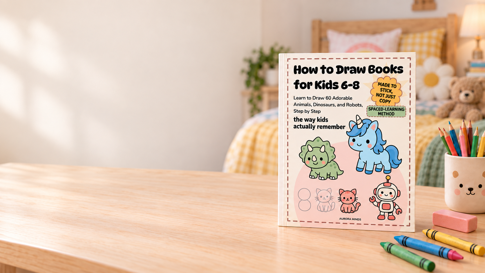 How to Draw Books for Kids 6-8